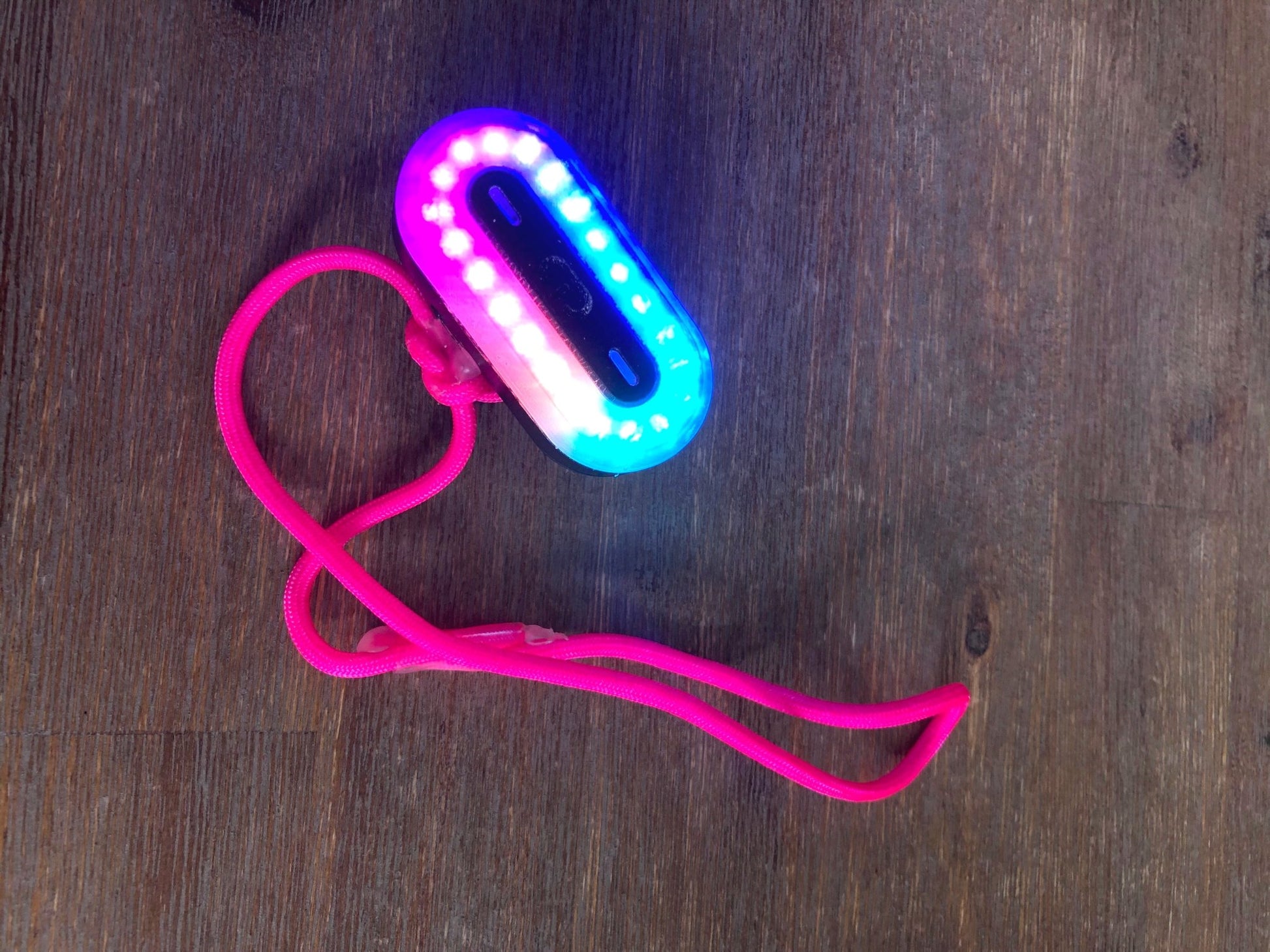 14 Mode Multicolored LED Seat Light w/ Leash - Dirty Twirl